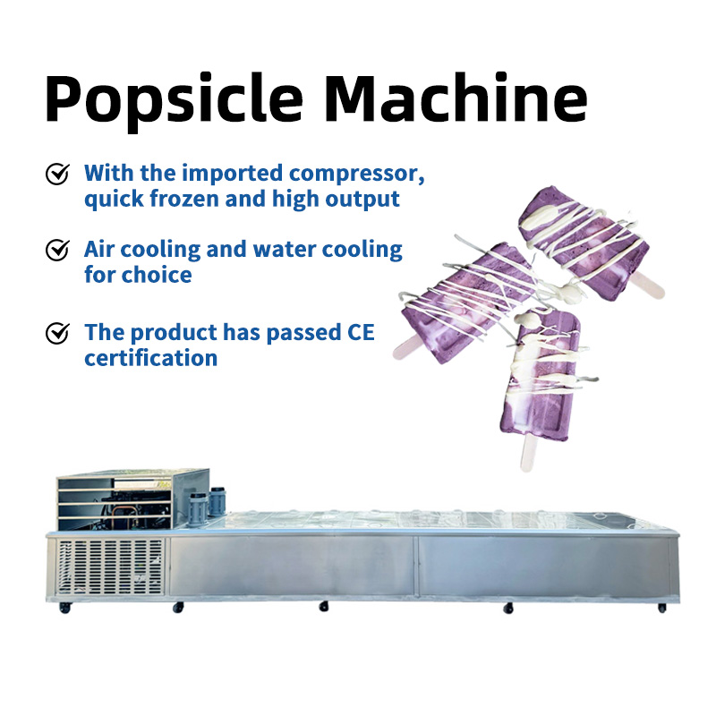 Commercial Popsicle Mold Maker Machine - Máquina Comercial de Helados con 39