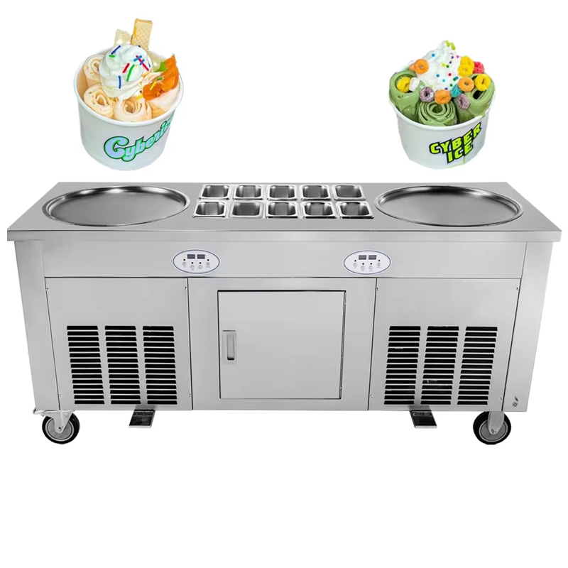 Frozen Yogurt Machine Commercial - Máquina Comercial Tailandesa para Yogur Helado