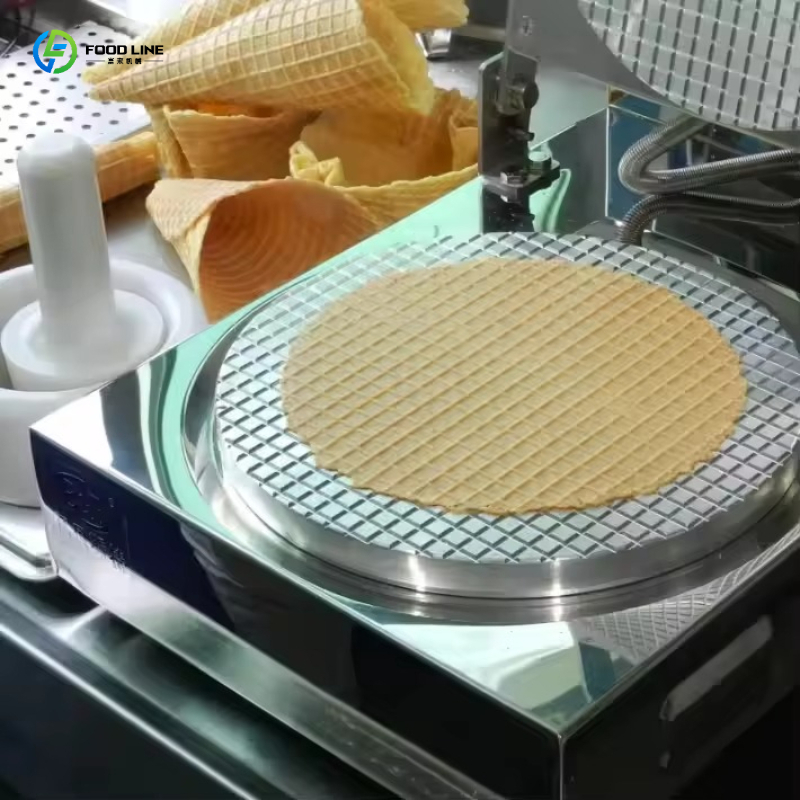Ice Cream Cone Maker Commercial - Máquina Eléctrica Comercial para Hacer Conos