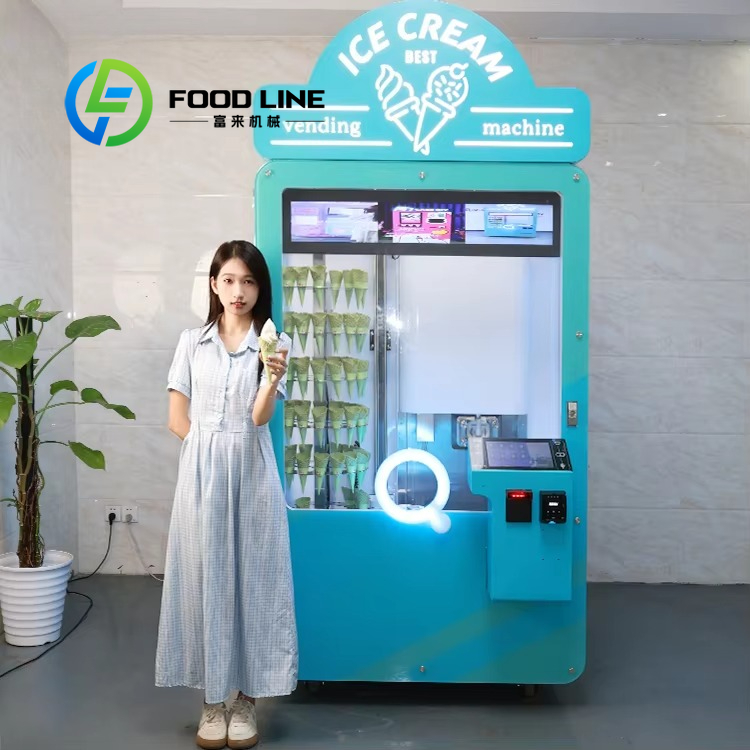 Ice Cream Cone Maker Commercial - Máquina comercial robótica para hacer conos