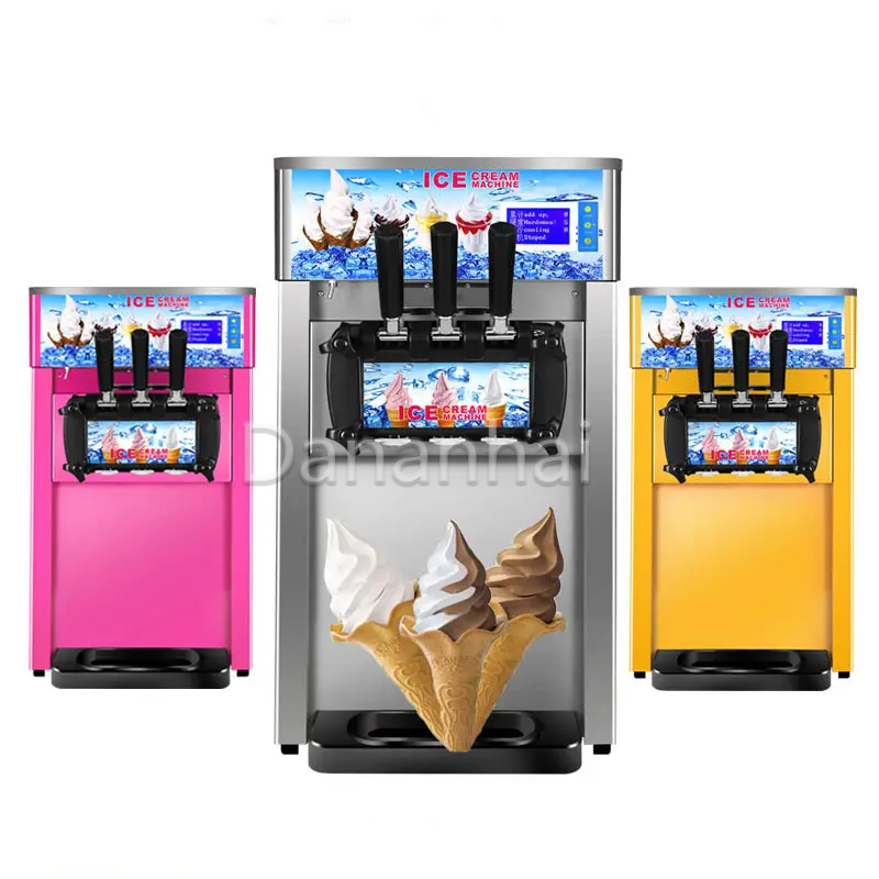 Ice Cream Cone Maker Commercial - Máquina de Helado Suave Comercial de