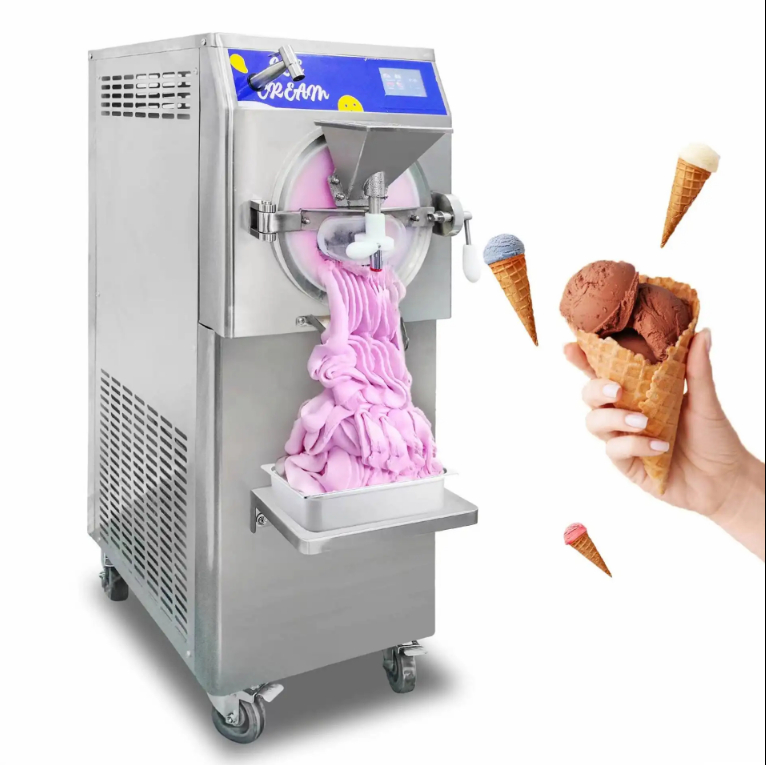 Commercial Gelato Maker Machine - Máquina para Hacer Helados, Máquina Vertical