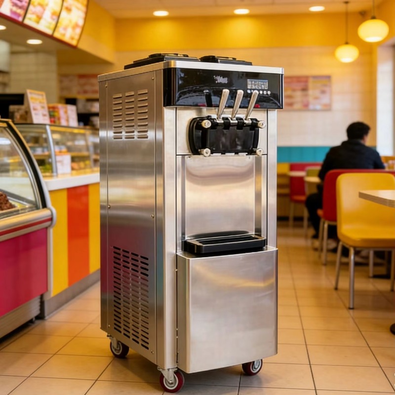Ice Cream Pasteurizer Machine - Máquina comercial para hacer helados cremosos,