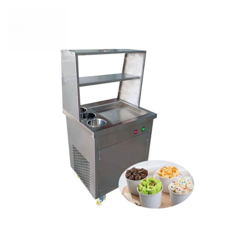 Rolled Ice Cream Machine Fried Plate - Máquina para Hacer Helados Fritos en
