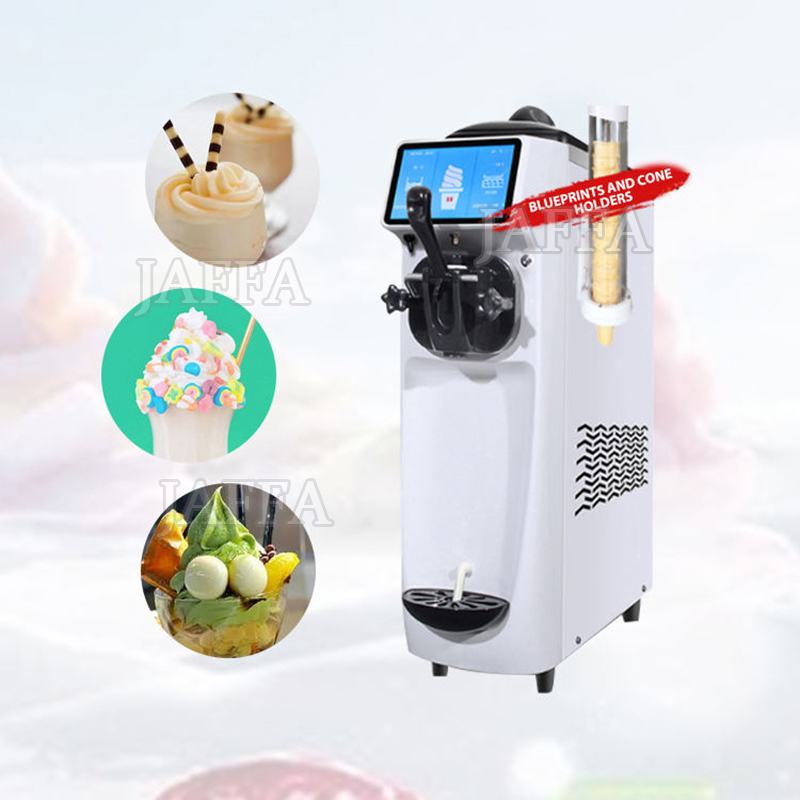 Commercial Ice Cream Machine Countertop - Máquina de Helados Suaves Comercial de