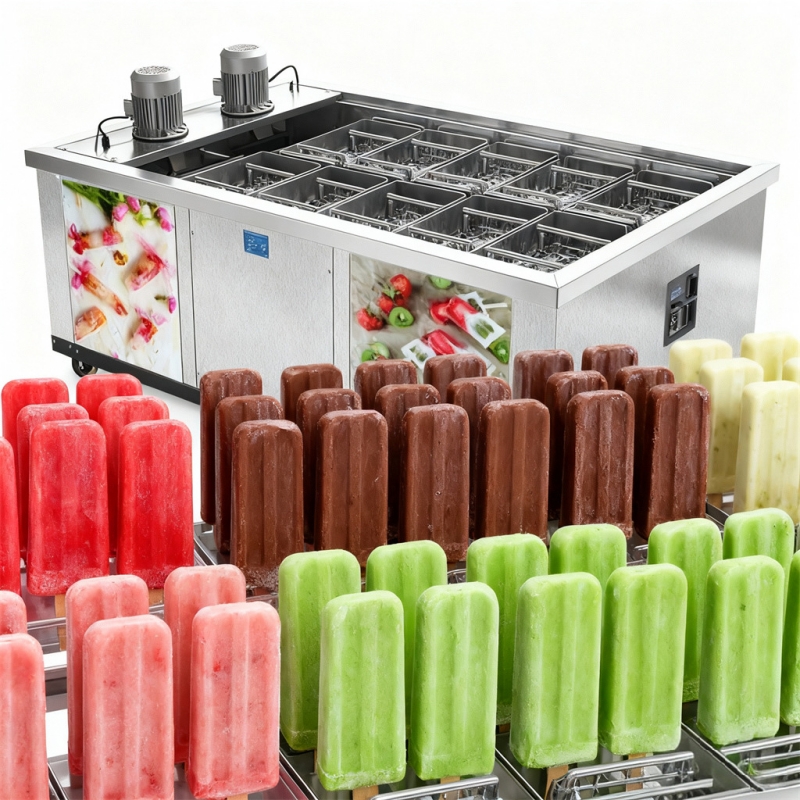 Commercial Popsicle Mold Maker Machine - Máquina de paletas de alta eficiencia
