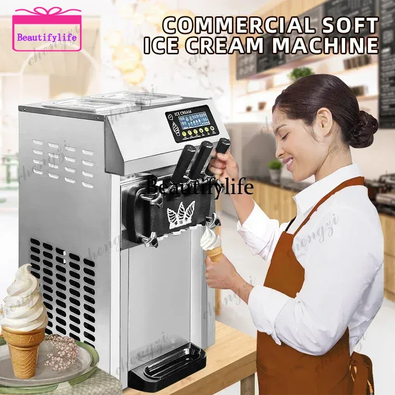 Soft Ice Cream Maker Machine Commercial - Máquina de helados comercial A55 con