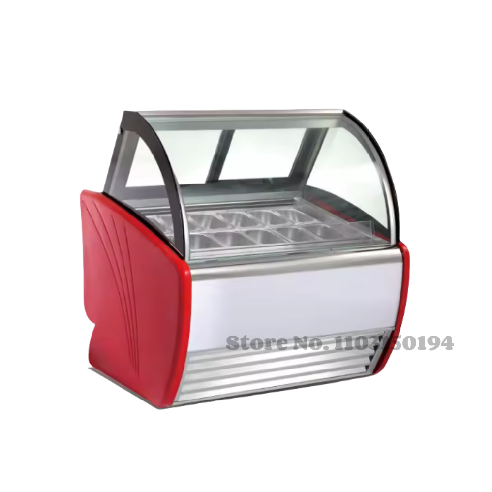 10 12 16 18 bandejas refrigera - Commercial Ice Cream Machine Countertop reseña y precio