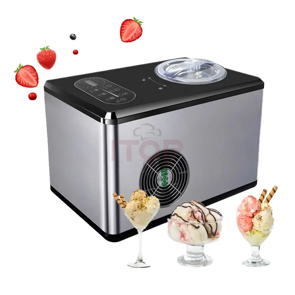 Máquina comercial pequeña de s - Commercial Ice Cream Machine Countertop reseña y precio