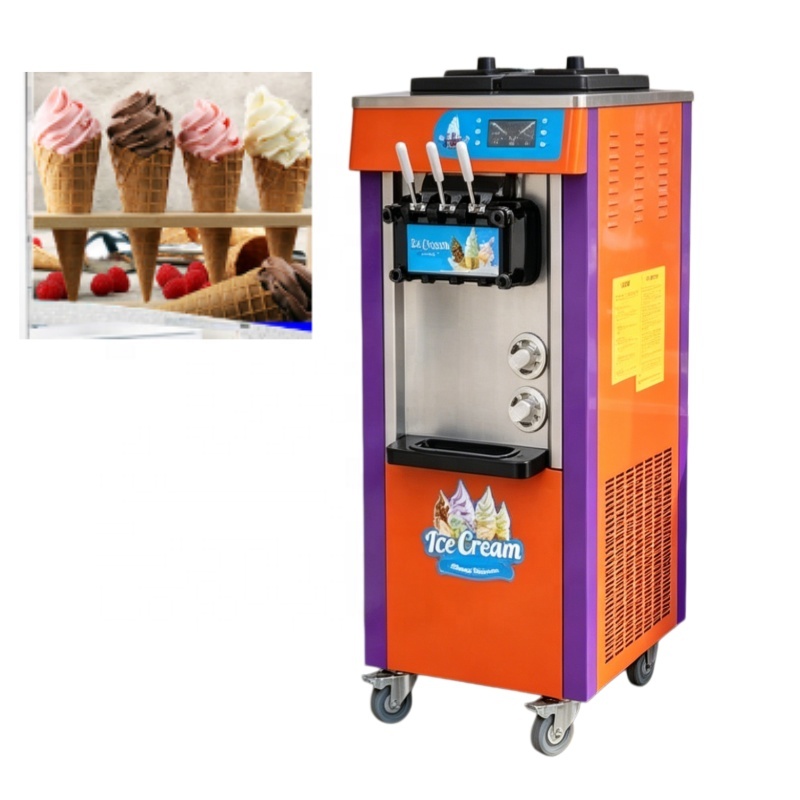Máquina de Helado Suave de 3 S - Soft Serve Ice Cream Machine 3 Flavor reseña y precio