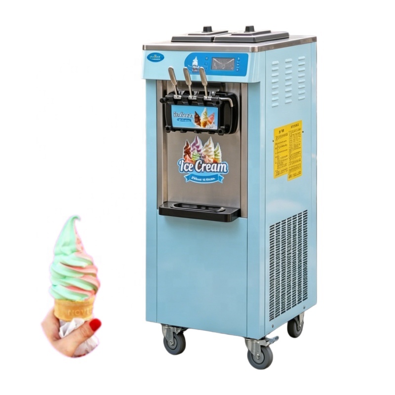 Máquina de Helado Suave de 3 S - Soft Serve Ice Cream Machine 3 Flavor reseña y precio
