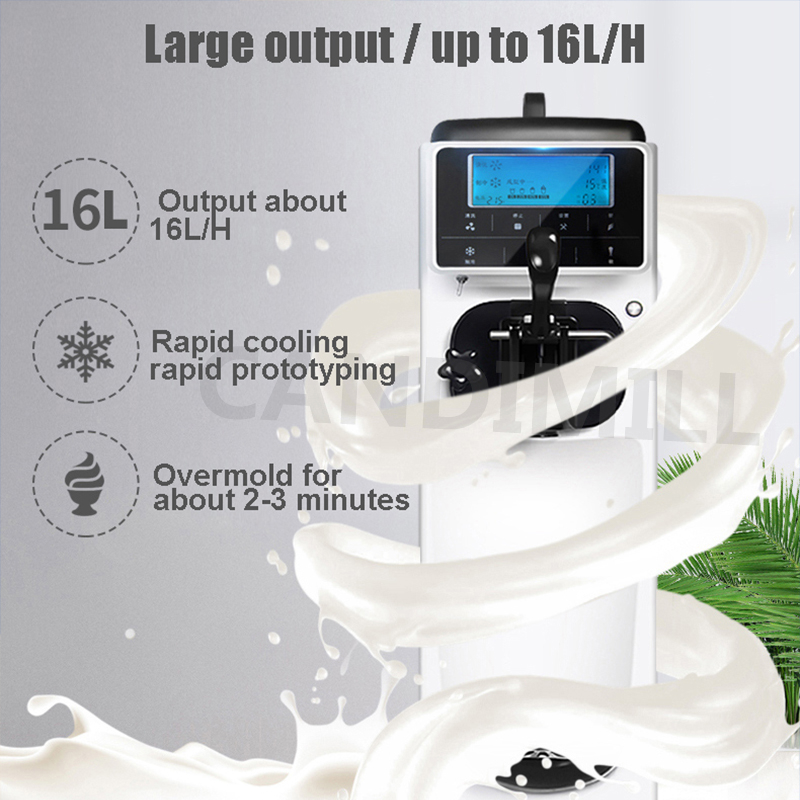 Máquina automática comercial p - Commercial Ice Cream Machine Countertop reseña y precio