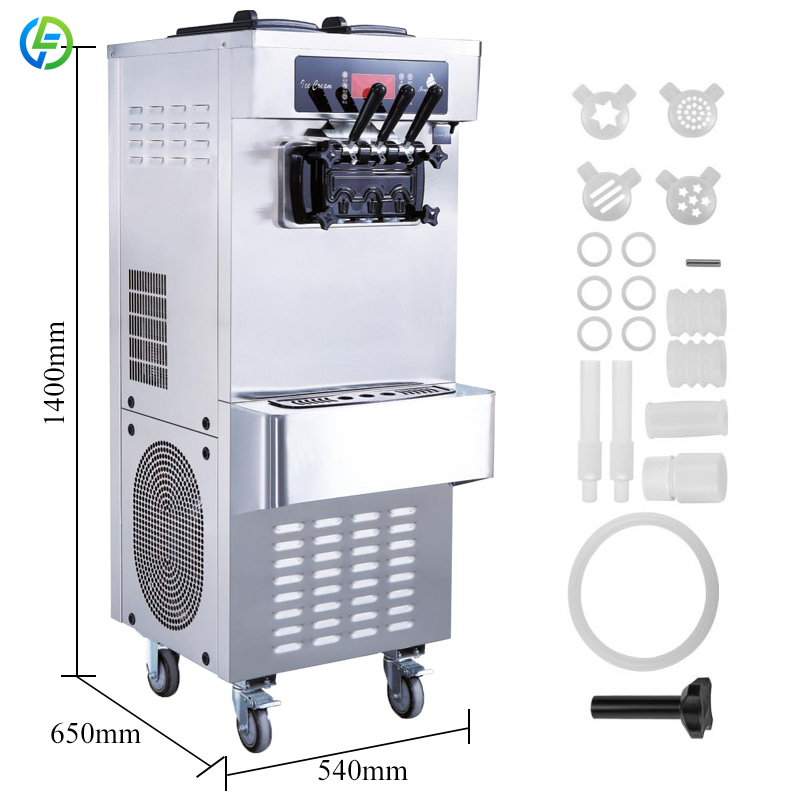 Máquina para hacer helados per - Soft Serve Ice Cream Machine 3 Flavor reseña y precio