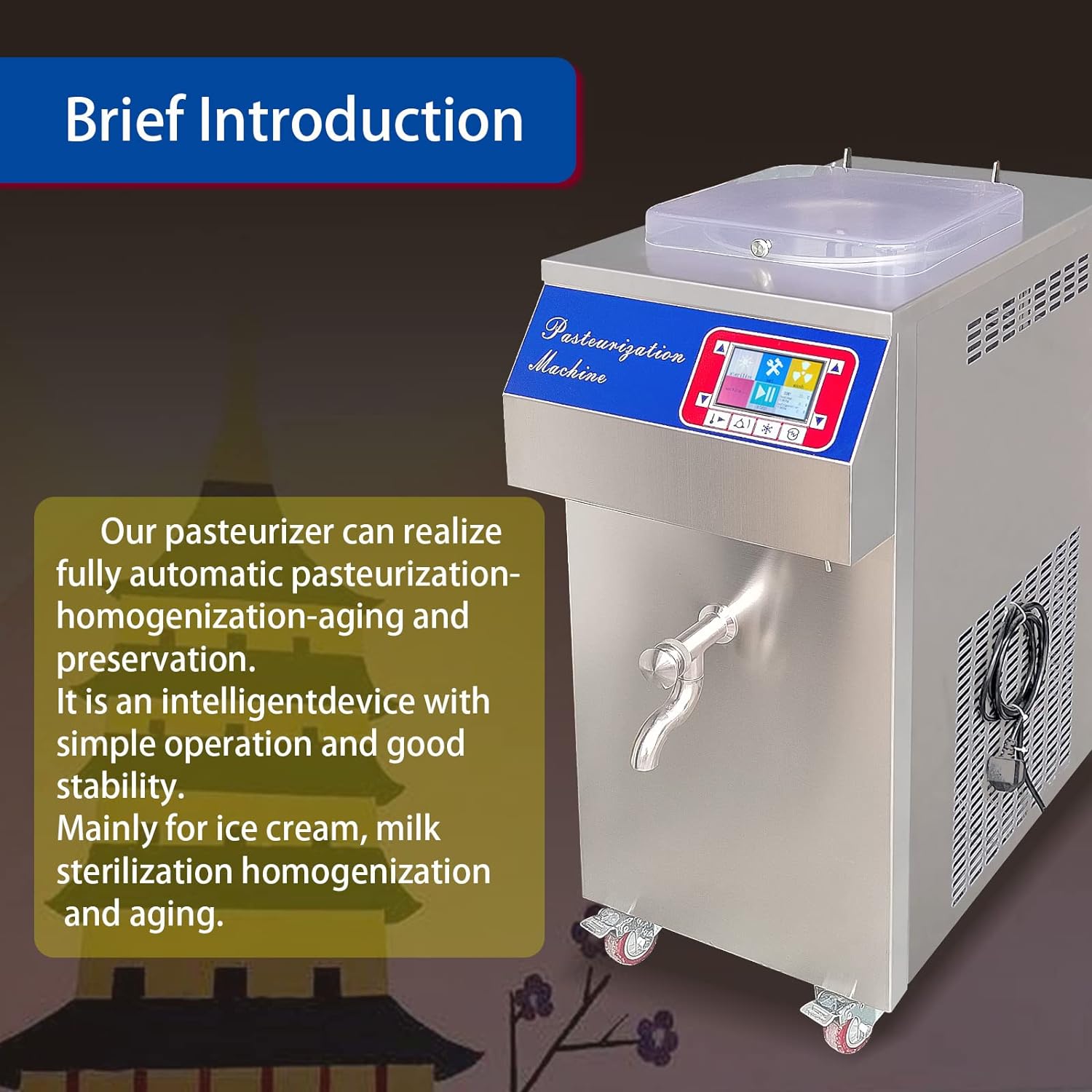 Máquina Homogeneizadora y Past - Ice Cream Pasteurizer Machine reseña y precio