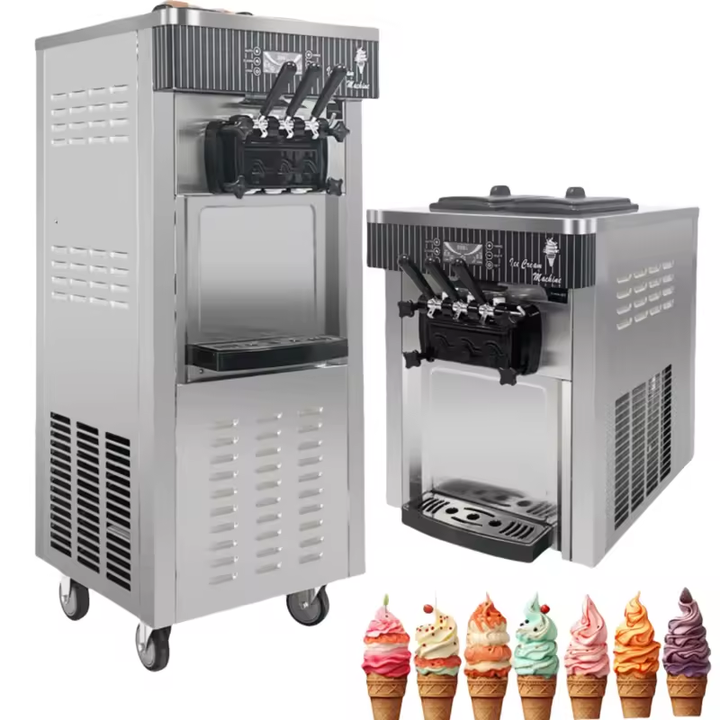 Máquina de Helado Suave Vertic - Soft Serve Ice Cream Machine 3 Flavor reseña y precio