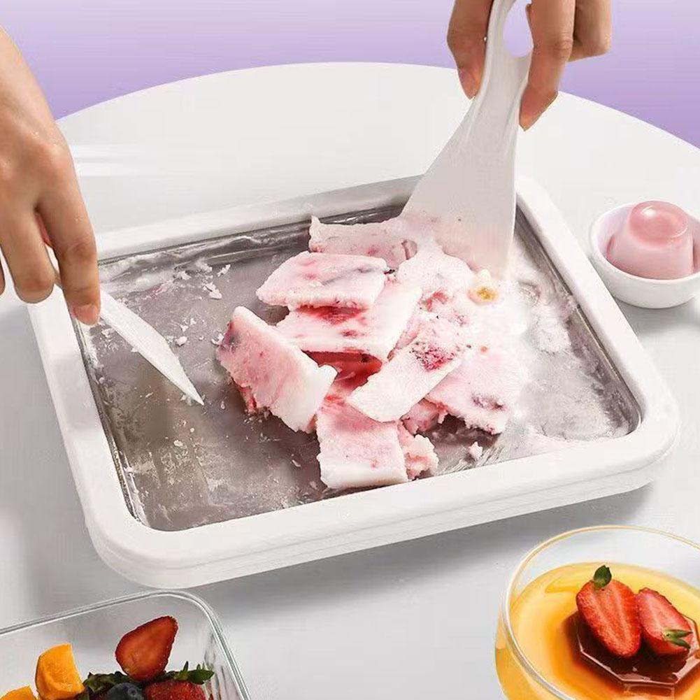 Máquina para hacer rollos de h - Rolled Ice Cream Machine Fried Plate reseña y precio