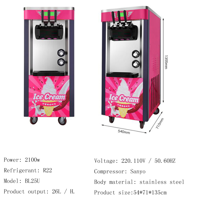 Máquina Comercial Automática p - Commercial Gelato Maker Machine reseña y precio