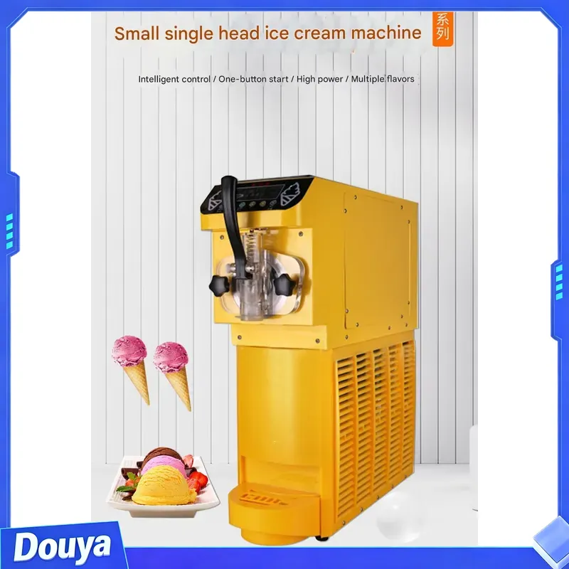 Máquina de helado suave comerc - Commercial Ice Cream Machine Countertop reseña y precio