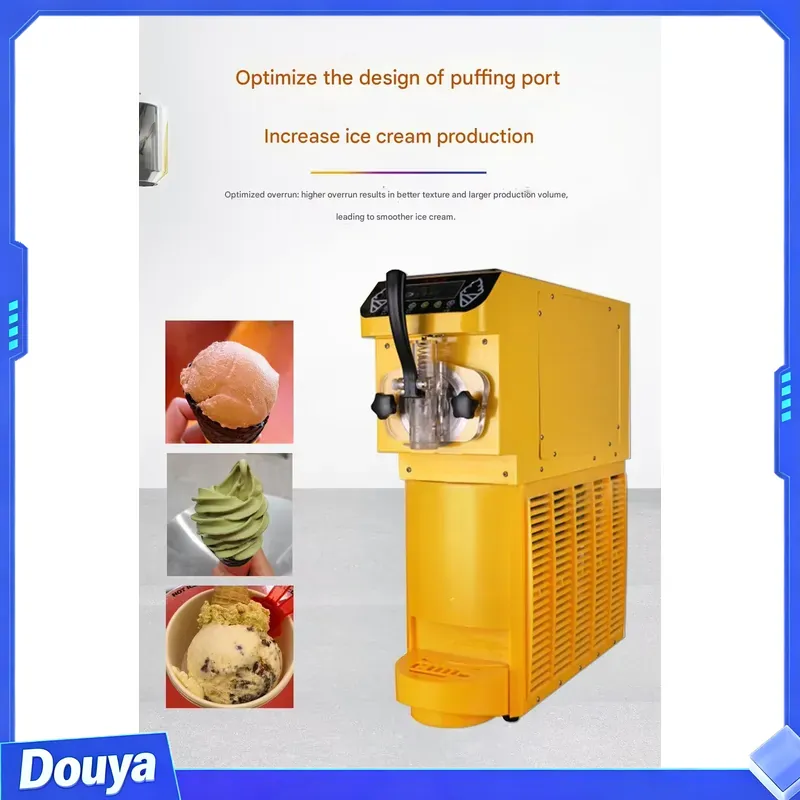 Máquina de helado suave comerc - Commercial Ice Cream Machine Countertop reseña y precio