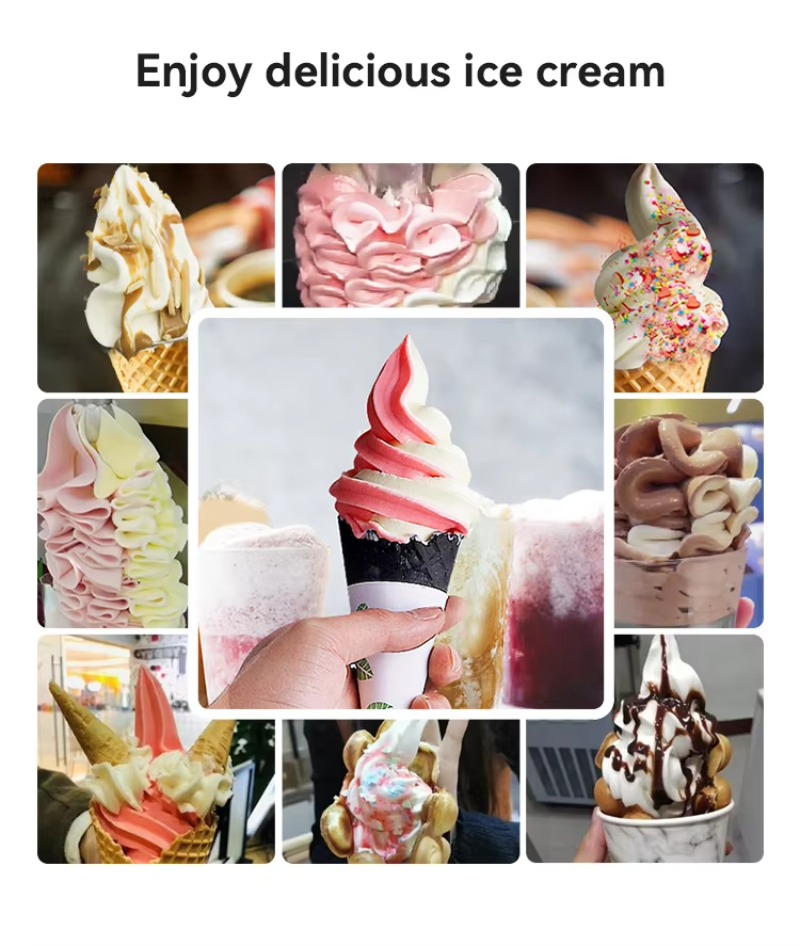 Máquina Profesional Comercial  - Soft Serve Ice Cream Machine 3 Flavor reseña y precio