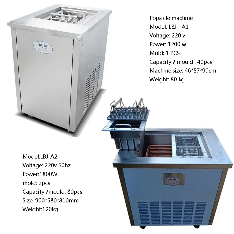 Máquina para hacer paletas de  - Commercial Popsicle Mold Maker Machine reseña y precio