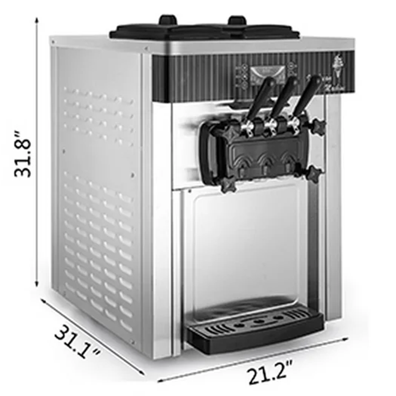 Máquina comercial económica pa - Commercial Ice Cream Machine Countertop reseña y precio