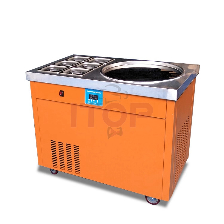 Máquina Comercial de Helado Fr - Rolled Ice Cream Machine Fried Plate reseña y precio