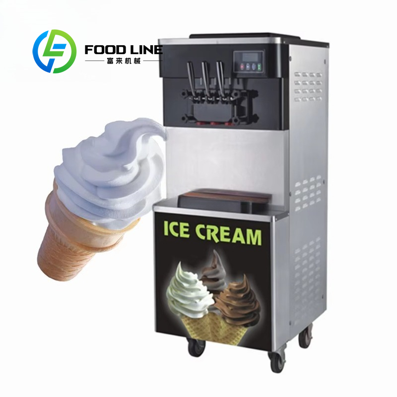 Máquina de Helado Suave Automá - Soft Serve Ice Cream Machine 3 Flavor reseña y precio