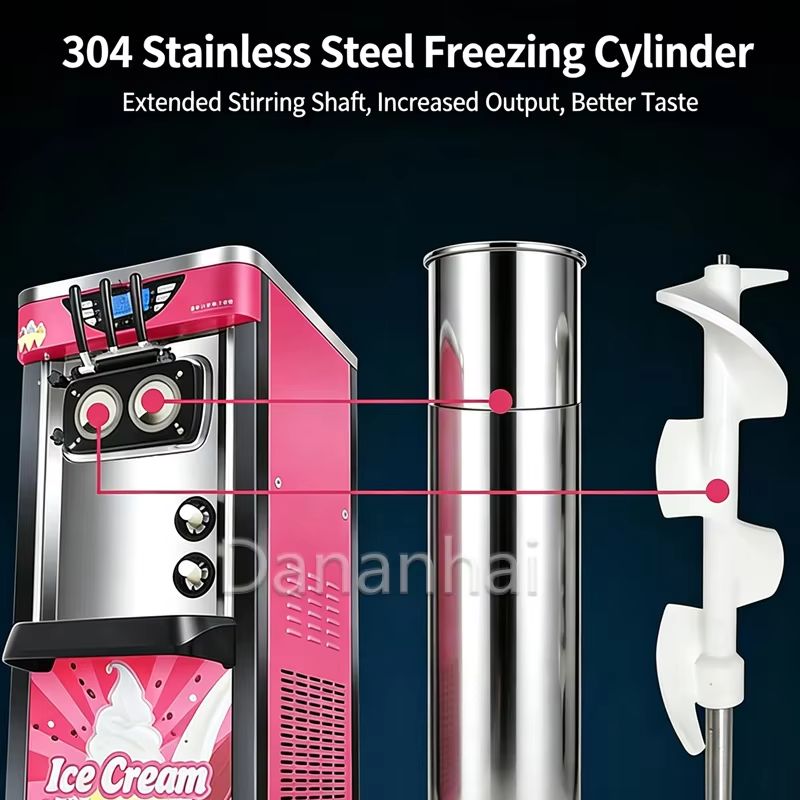 Máquina dispensadora de postre - Frozen Yogurt Machine Commercial reseña y precio
