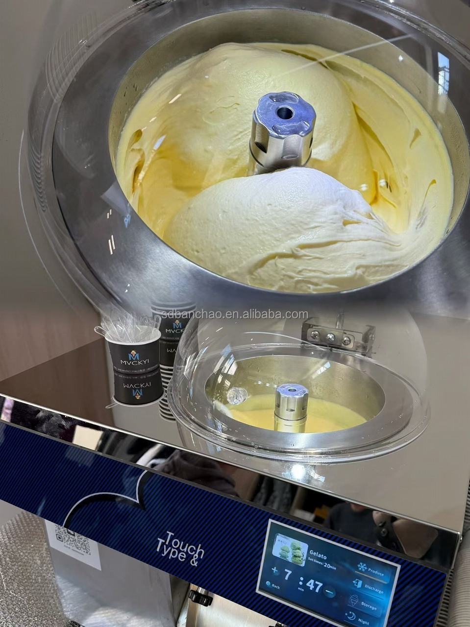 Máquina Comercial de Helado Du - Commercial Gelato Maker Machine reseña y precio