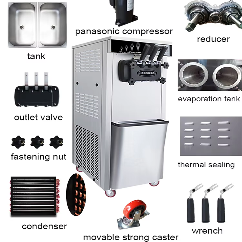 Máquina Automática de Helado S - Soft Ice Cream Maker Machine Commercial reseña y precio