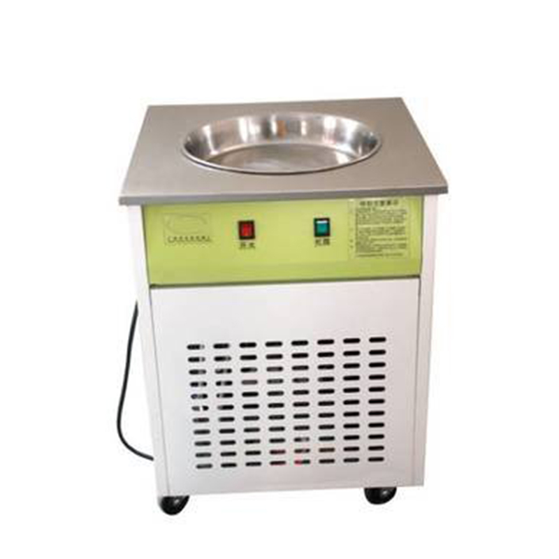 Máquina comercial de yogur de  - Rolled Ice Cream Machine Fried Plate reseña y precio