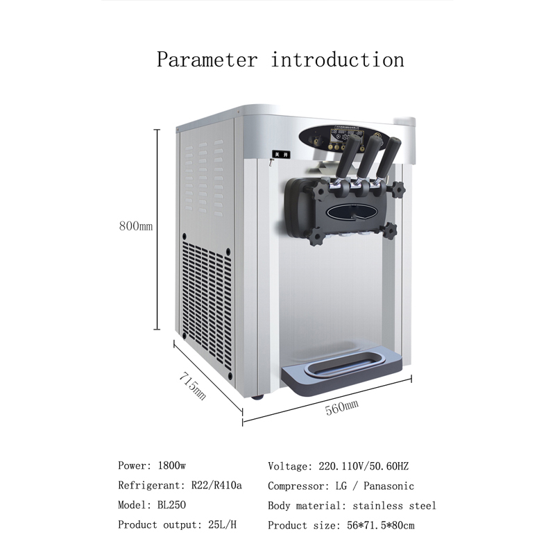 Máquina de Helados Comercial,  - Commercial Gelato Maker Machine reseña y precio