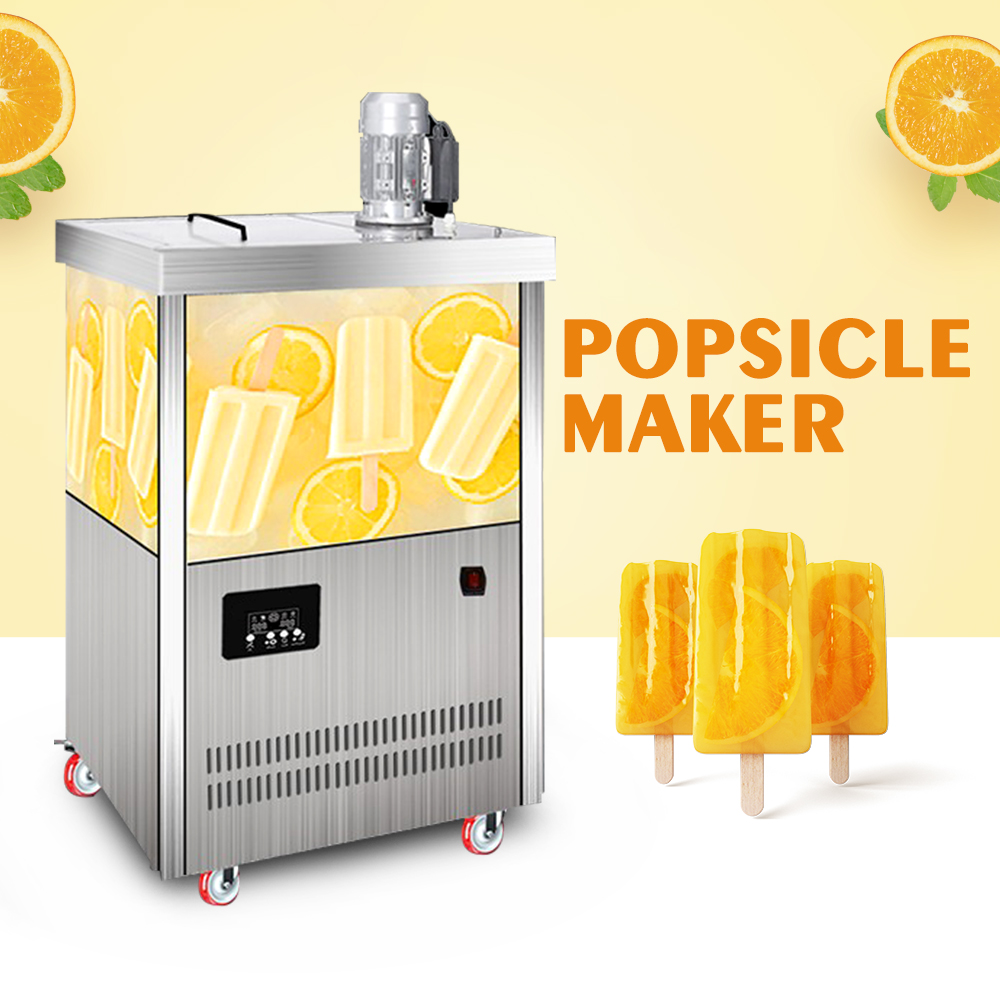 Máquina de paletas de congelac - Commercial Popsicle Mold Maker Machine reseña y precio