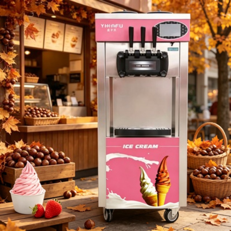 Máquina Profesional Comercial  - Soft Serve Ice Cream Machine 3 Flavor reseña y precio