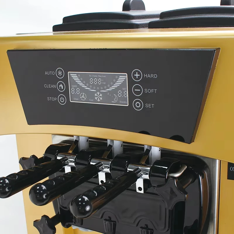 Máquina de Helados Suaves de 3 - Soft Serve Ice Cream Machine 3 Flavor reseña y precio