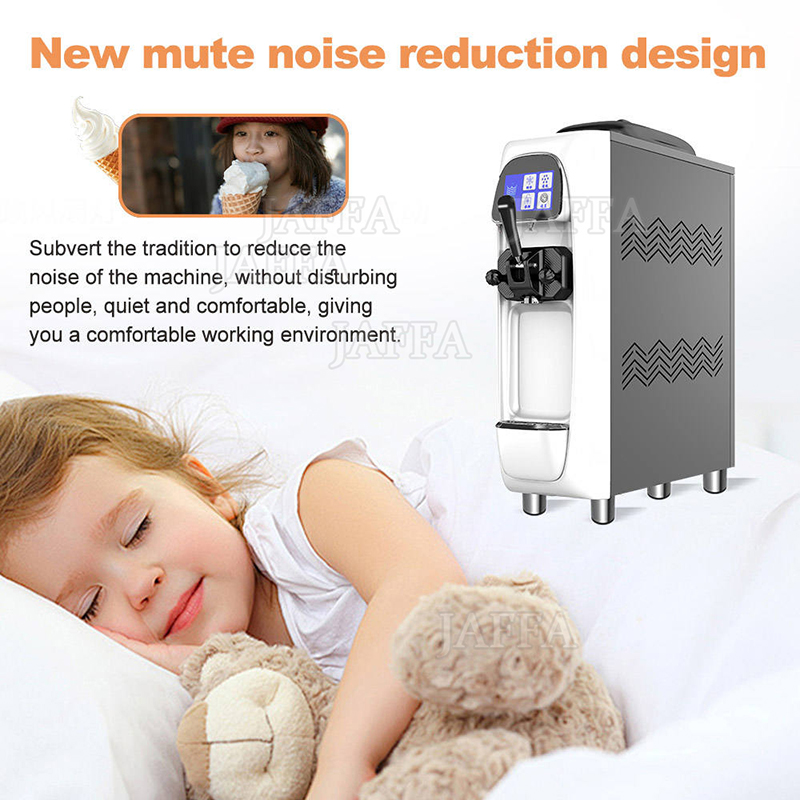 Mini máquina comercial para ha - Commercial Ice Cream Machine Countertop reseña y precio