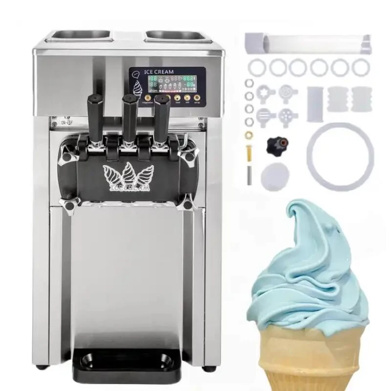Máquina de Helados Suaves Come - Commercial Ice Cream Machine Countertop reseña y precio