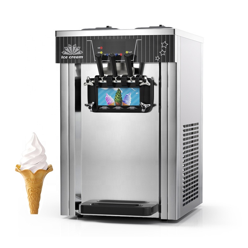 Máquina de Helado Suave Comerc - Commercial Ice Cream Machine Countertop reseña y precio