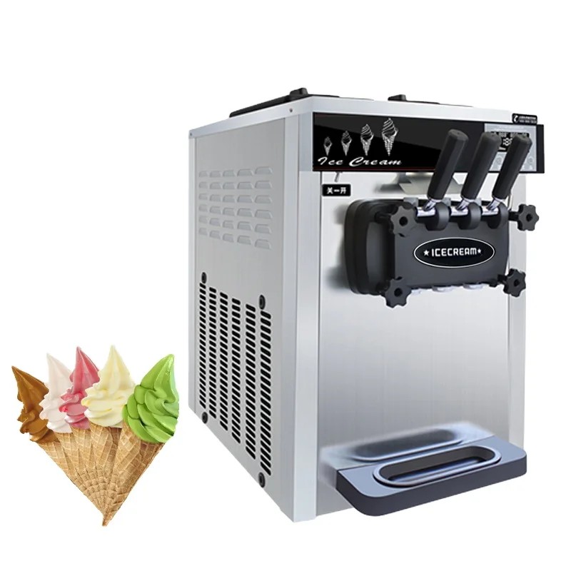 Máquina de helado suave recién - Soft Serve Ice Cream Machine 3 Flavor reseña y precio