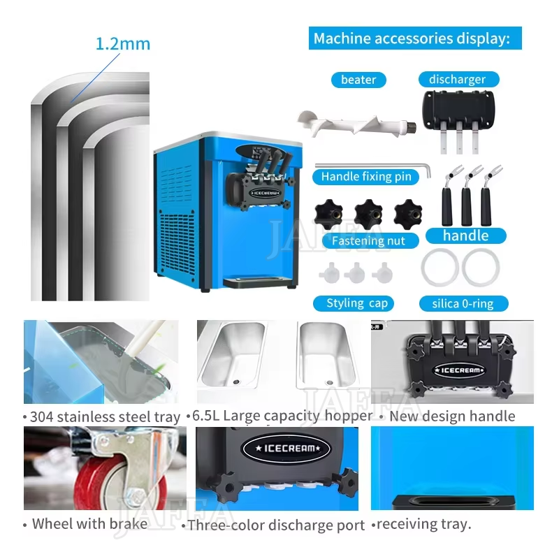 Máquina comercial para hacer h - Commercial Ice Cream Machine Countertop reseña y precio