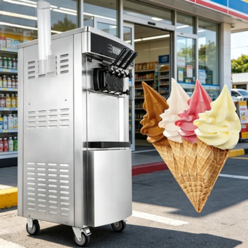 Máquina Expendedora de Helado  - Soft Serve Ice Cream Machine 3 Flavor reseña y precio