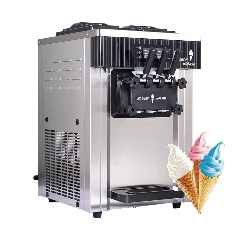 Máquina Expendedora de Helado  - Soft Serve Ice Cream Machine 3 Flavor reseña y precio