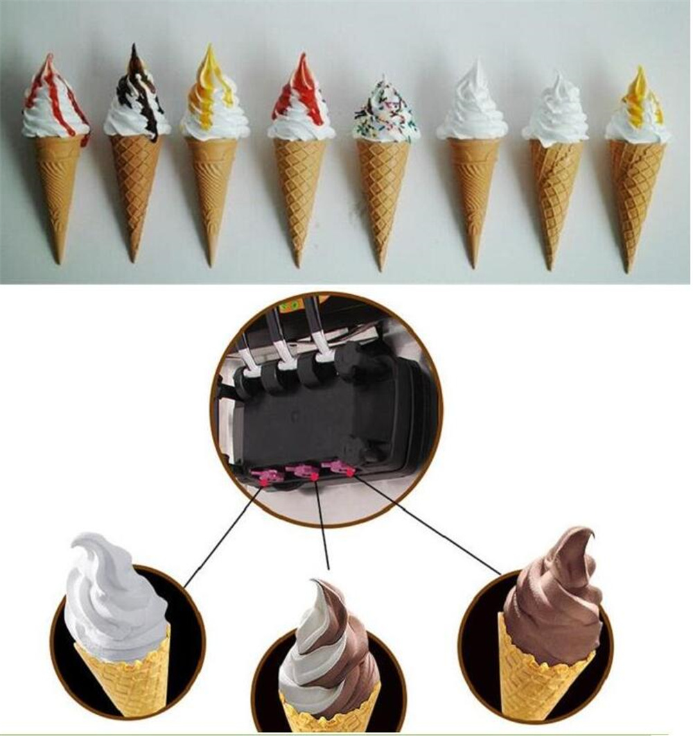 Máquina de helados comercial a - Soft Serve Ice Cream Machine 3 Flavor reseña y precio