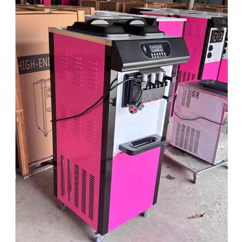 Máquina comercial para helados - Soft Serve Ice Cream Machine 3 Flavor reseña y precio
