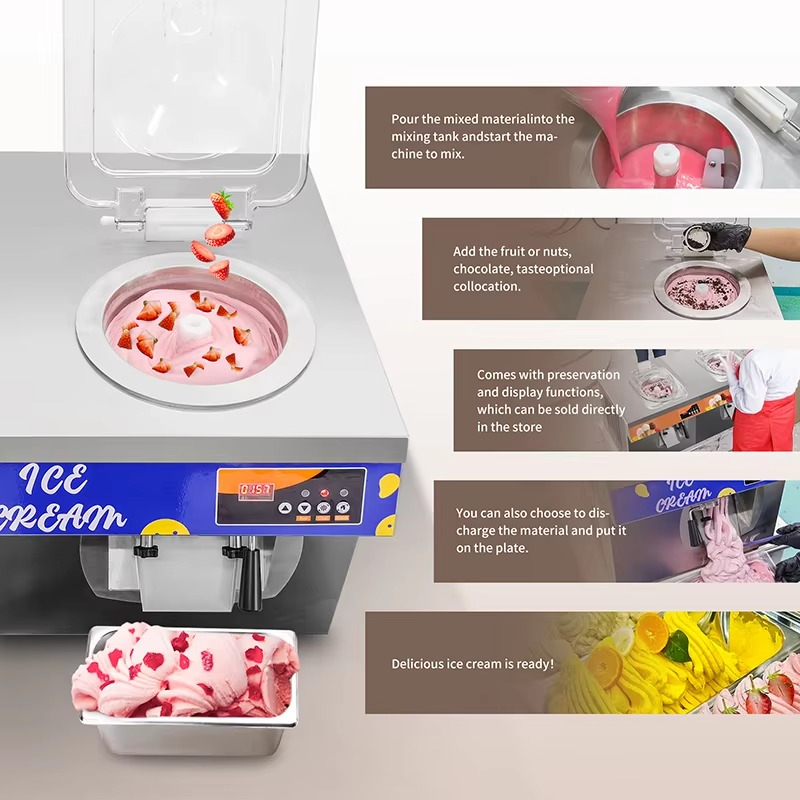 Máquina de Helado Duro Comerci - Commercial Gelato Maker Machine reseña y precio