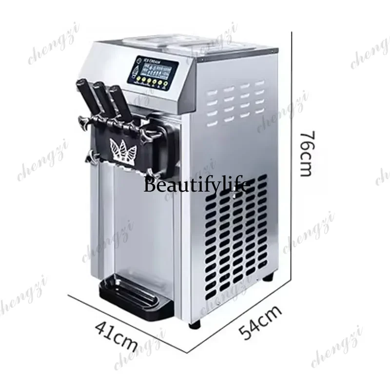 Máquina de helados comercial A - Soft Ice Cream Maker Machine Commercial reseña y precio