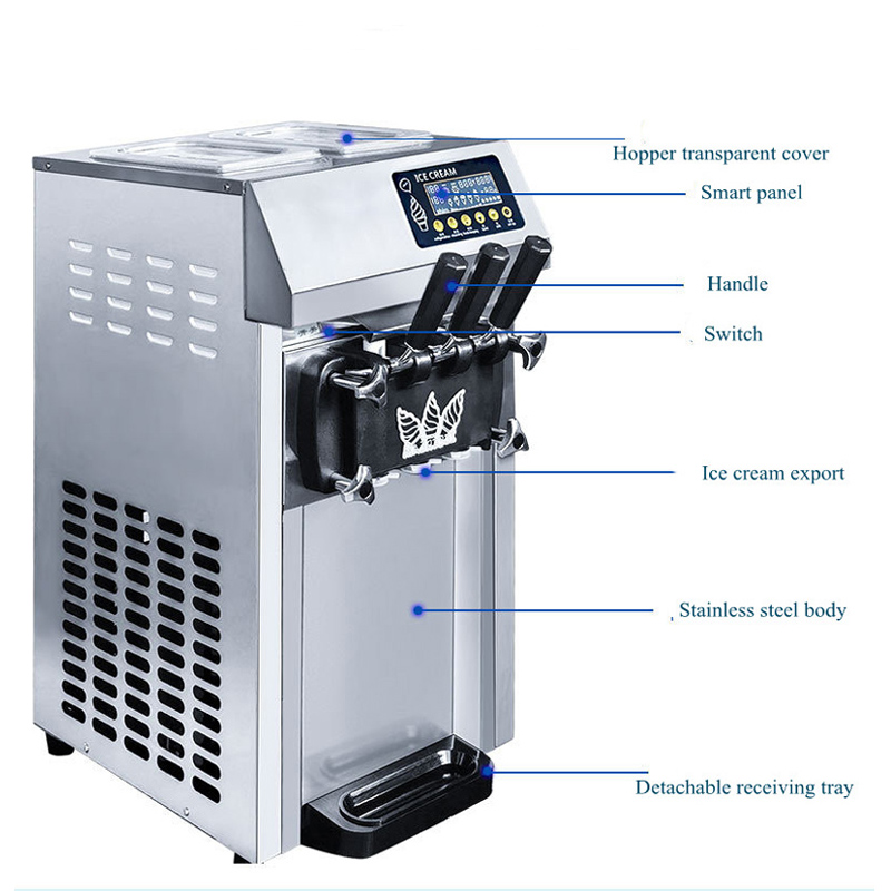 Máquina de Helado Suave de Tre - Commercial Gelato Maker Machine reseña y precio